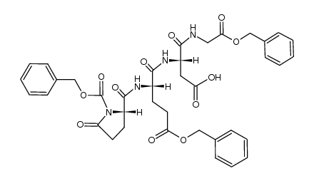 Z-Glp-Glu(OBzl)-Asp-Gly-OBzl结构式