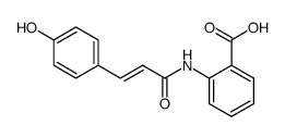 N-[4'-hydroxy-(E)-cinnamoyl]anthranilic acid结构式