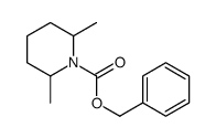 benzyl 2,6-dimethylpiperidine-1-carboxylate结构式