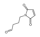 4-(2,5-dioxopyrrol-1-yl)butanal Structure