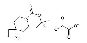 1,7-Diazaspiro[3.5]nonane-7-carboxylic acid, 1,1-dimethylethyl ester, ethanedioate (1:1) structure