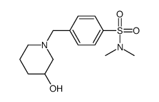 4-((3-hydroxypiperidin-1-yl)Methyl)-N,N-dimethylbenzenesulfonamide Structure