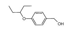 (4-(1-ethylpropoxy)phenyl)methanol结构式