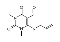 6-[allyl(methyl)amino]-1,3-dimethyl-2,4-dioxo-1,2,3,4-tetrahydropyrimidine-5-carbaldehyde Structure