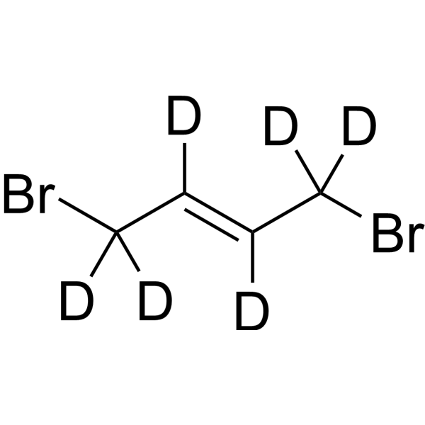 (E)-1,4-Dibromobut-2-ene-d6 Structure