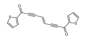 (E)-1,8-dithiophen-2-yloct-4-en-2,6-diyne-1,8-dione Structure