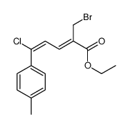 ethyl (2Z,4Z)-2-(bromomethyl)-5-chloro-5-(4-methylphenyl)penta-2,4-dienoate Structure