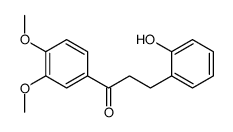 1-(3,4-dimethoxyphenyl)-3-(2-hydroxyphenyl)propan-1-one Structure