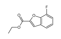 7-氟苯并呋喃-2-甲酸乙酯结构式