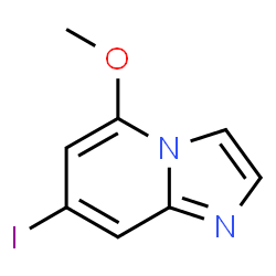 IMidazo[1,2-a]pyridine, 7-iodo-5-Methoxy-结构式