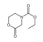 4-Morpholinecarboxylic acid,2-oxo-,ethyl ester结构式