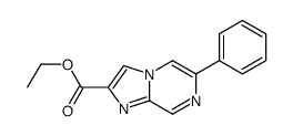 ethyl 6-phenylimidazo[1,2-a]pyrazine-2-carboxylate结构式