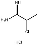 2-chloropropanimidamide hydrochloride Structure