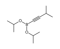 3-methylbut-1-ynyl-di(propan-2-yloxy)borane结构式