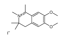 6,7-dimethoxy-1,2,3,3-tetramethyl-4H-isoquinolin-2-ium,iodide结构式