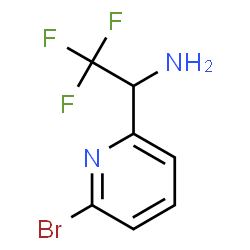(S)-1-(6-溴吡啶-2-基)-2,2,2-三氟乙胺盐酸结构式