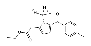 Tolmetin-d3 Ethyl Ester结构式