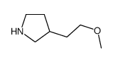 3-(2-methoxyethyl)pyrrolidine Structure