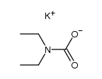 potassium diethylcarbamate结构式