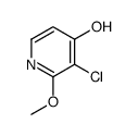 3-chloro-2-methoxy-1H-pyridin-4-one结构式