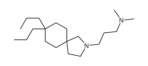 3-(8,8-dipropyl-2-azaspiro[4.5]decan-2-yl)-N,N-dimethylpropanamide结构式