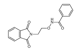 N-(2-(1,3-Dioxoisoindolin-2-yl)ethoxy)benzamide结构式