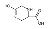 (2R)-5-oxopiperazine-2-carboxylic acid结构式