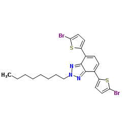 4,7-双(5-溴-2-噻吩基)-2-正辛基-2H-苯并三唑图片