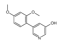 5-(2,4-dimethoxyphenyl)pyridin-3-ol结构式