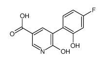 5-(4-fluoro-2-hydroxyphenyl)-6-oxo-1H-pyridine-3-carboxylic acid Structure