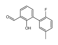 3-(2-fluoro-5-methylphenyl)-2-hydroxybenzaldehyde Structure