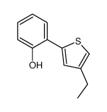 2-(4-ethylthiophen-2-yl)phenol结构式