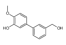 5-[3-(hydroxymethyl)phenyl]-2-methoxyphenol Structure