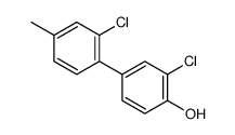 2-chloro-4-(2-chloro-4-methylphenyl)phenol Structure
