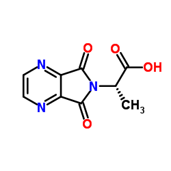 2-(5,7-dioxo-5,7-dihydro-6H-pyrrolo[3,4-b]pyrazin-6-yl)propanoic acid Structure