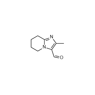 2-Methyl-5,6,7,8-tetrahydroimidazo[1,2-a]pyridine-3-carbaldehyde structure