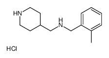 (2-Methyl-benzyl)-piperidin-4-ylmethyl-amine hydrochloride picture