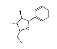 (4S,5S)-2-Ethyl-4-methyl-5-phenyl-1,3,2-oxazaborolan结构式