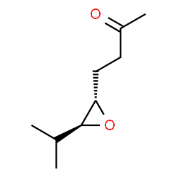 2-Butanone,4-[3-(1-methylethyl)oxiranyl]-,trans-(9CI)结构式