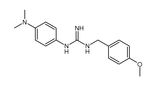 1-(4-(dimethylamino)phenyl)-3-(4-methoxybenzyl)guanidine Structure
