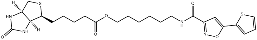 Biotinylated isoxazole结构式