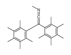 N-methyl-2,2-bis(2,3,4,5,6-pentamethylphenyl)ethenimine结构式