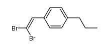 4-n-Propyl-β,β'-dibromostyrene结构式