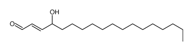 (E)-4-hydroxyoctadec-2-enal Structure