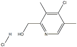 (4-Chloro-3,5-diMethylpyridin-2-yl)Methanol Hydrochloride Structure