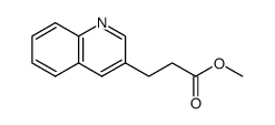 3-(2-methoxycarbonylethyl)quinoline Structure