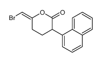 6-(bromomethylidene)-3-naphthalen-1-yloxan-2-one Structure