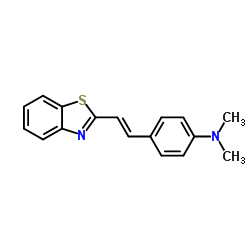 TRANS-2-(4-(DIMETHYLAMINO)STYRYL)BENZO-& structure