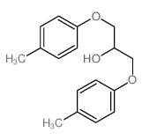 2-Propanol,1,3-bis(4-methylphenoxy)- structure