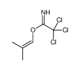 2-methylprop-1-enyl 2,2,2-trichloroethanimidate结构式